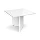 Arrow head leg square extension table 1000mm x 1000mm - white