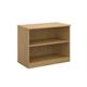 Deluxe bookcase 800mm high with 1 shelf - oak