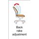 Vantage 100 2 lever PCB operators chair with no arms - grey