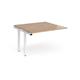 Adapt sliding top add on units 1200mm x 1200mm - white frame, beech top