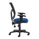 Altino mesh back PCB operator chair with adjustable arms - blue