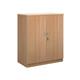 Systems double door cupboard 1200mm high - beech