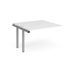 Adapt sliding top add on units 1200mm x 1200mm - silver frame, white top