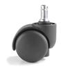 Brake loaded castor (pack of 5) 50mm - black
