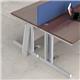 Vivo left hand ergonomic desk 1600mm - silver frame, beech top