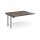 Adapt sliding top add on units 1400mm x 1200mm - silver frame, walnut top