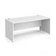 Contract 25 straight desk with panel leg 1800mm x 800mm - white