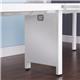 Adapt mass vertical cable riser for intermediate bench leg - black