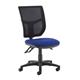 Altino mesh back asynchro operator chair with seat depth adjustment and no arms - blue