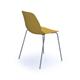 Strut multi-purpose chair with chrome 4 leg frame - mustard