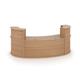 Denver large curved complete reception unit - beech