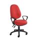 Vantage 100 2 lever PCB operators chair with fixed arms - red