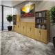 Deluxe bookcase 1200mm high with 2 shelves - beech