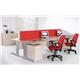 Vantage 100 2 lever PCB operators chair with fixed arms - red