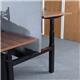 Elev8 Touch sit-stand back-to-back desks 1400mm x 1650mm - silver frame, white top