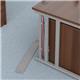 Maestro 25 straight desk 1600mm x 800mm with 2 drawer pedestal - silver cable managed leg frame, grey oak top