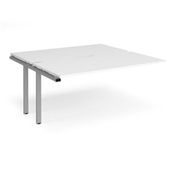 Adapt sliding top add on units 1600mm x 1600mm - silver frame, white top