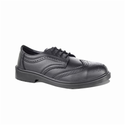 Rock Fall ProMan TC500 Brooklyn Brogue Safety Shoe Black 11 TC500/011