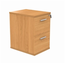 Astin 2 Drawer Filing Cabinet 540x600x710mm Norwegian Beech KF70009
