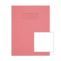 RHINO 9 x 7 Exercise Book 80 Page, Pink, Plain