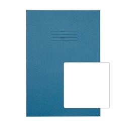 RHINO A4 Exercise Book 80 Page, Light Blue, Plain