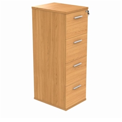 Astin 4 Drawer Filing Cabinet 540x600x1358mm Norwegian Beech KF70013