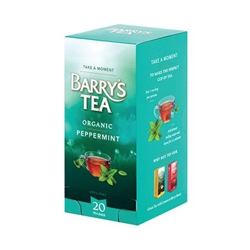 Barrys Organic Peppermint Tea String/Tag/Envelope (Pack of 20) 2805