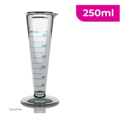 250Ml Glass Measure Conical GM270/250CON