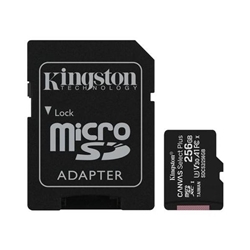 Kingston Technology Canvas Select Plus 256GB MicroSDXC Memory Card and Adapter