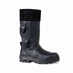 Rock Fall Vulcan High Leg Foundry Safety Boot Black 6 RF7000/006
