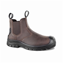 Rock Fall RF256 Furrow Chelsea Safety Boot Brown 10 RF256/010