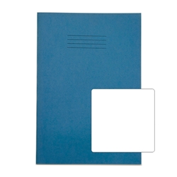 RHINO 13 x 9 A4+ Exercise Book 80 Page, Light Blue, Plain