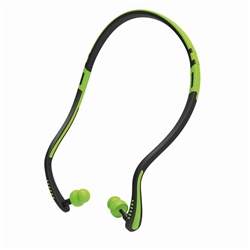 Beeswift QED Banded Earplugs SNR 32 (Pack of 20) Green & Black QED601BEP