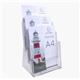 Exacompta 3 Tier Portrait Literature Holder A4 Clear Acrylic 74158D