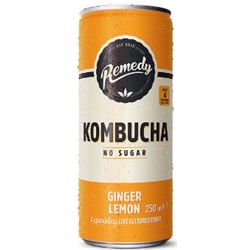 Remedy Kombucha Ginger Lemon x 12 