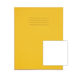 RHINO 9 x 7 Exercise Book 80 Page, Yellow, Plain