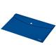 Leitz Recycle Polypropylene Document Wallet With Push Button Closure Blue 46780035