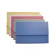 Exacompta Document Wallet Manilla Foolscap Half Flap 250gsm Assorted (Pack 50) - DW250-ASTZ