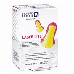 Honeywell Laser Lite LS500 Dispenser Refill Earplugs (Pack of 500) Yellow HL3301271