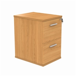 Polaris 2 Drawer Filing Cabinet 460x600x710mm Norwegian Beech KF78101