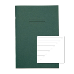 RHINO A4 Exercise Book 80 Page, Dark Green, F8/Plain