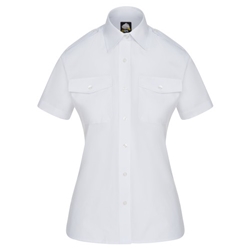Orn 5850 Classic Short Sleeve Pilot Blouse White UK 10