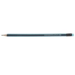Classmates HB Eraser Tipped Stripe Pencils (Pack of 144)