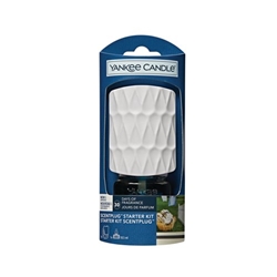 Yankee Candle Plug Organic Pattern Starter Kit Clean Cotton (Pack of 6) 1723619E