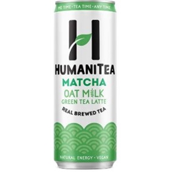 HUMANI TEA - MATCHA OAT MILK GREEN TEA LATTE - 12X250ML