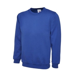 Uneek UX7 Childrens Sweatshirt Royal 3/4 Years 