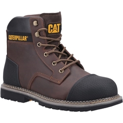 Caterpillar Powerplant Bump S3 HRO SRA Safety Boot Brown [Size UK 11/ EU 45]