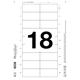 Avery Printable Inserts 65mm x 30mm All printer types 180 Inserts / 10 Sheets - 6530