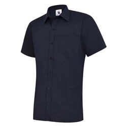 Uneek UC709 Mens Poplin Full Sleeve Shirt Burgundy 19.5