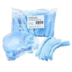 Hygiplas Hair Nets - Blue (50 Pack)